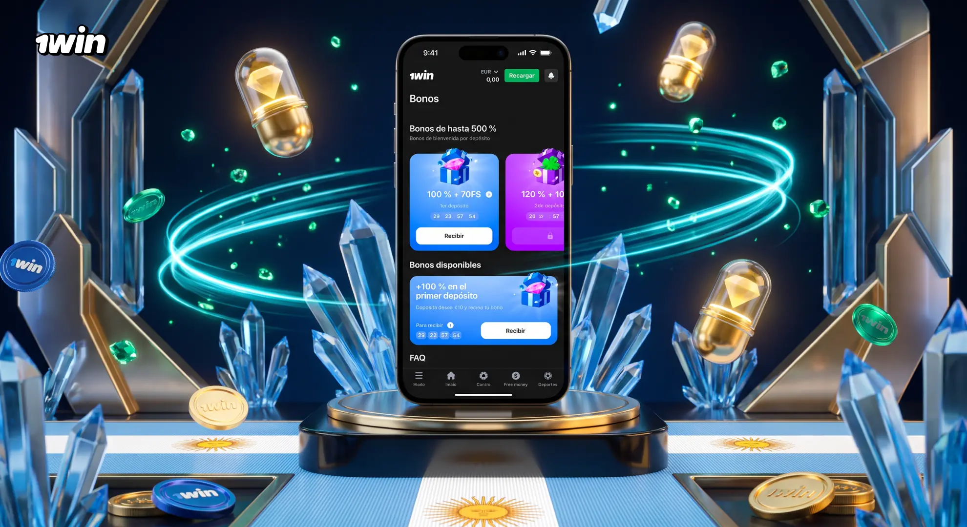 Qué es el «Bonus casino» de 1win y cómo se usa